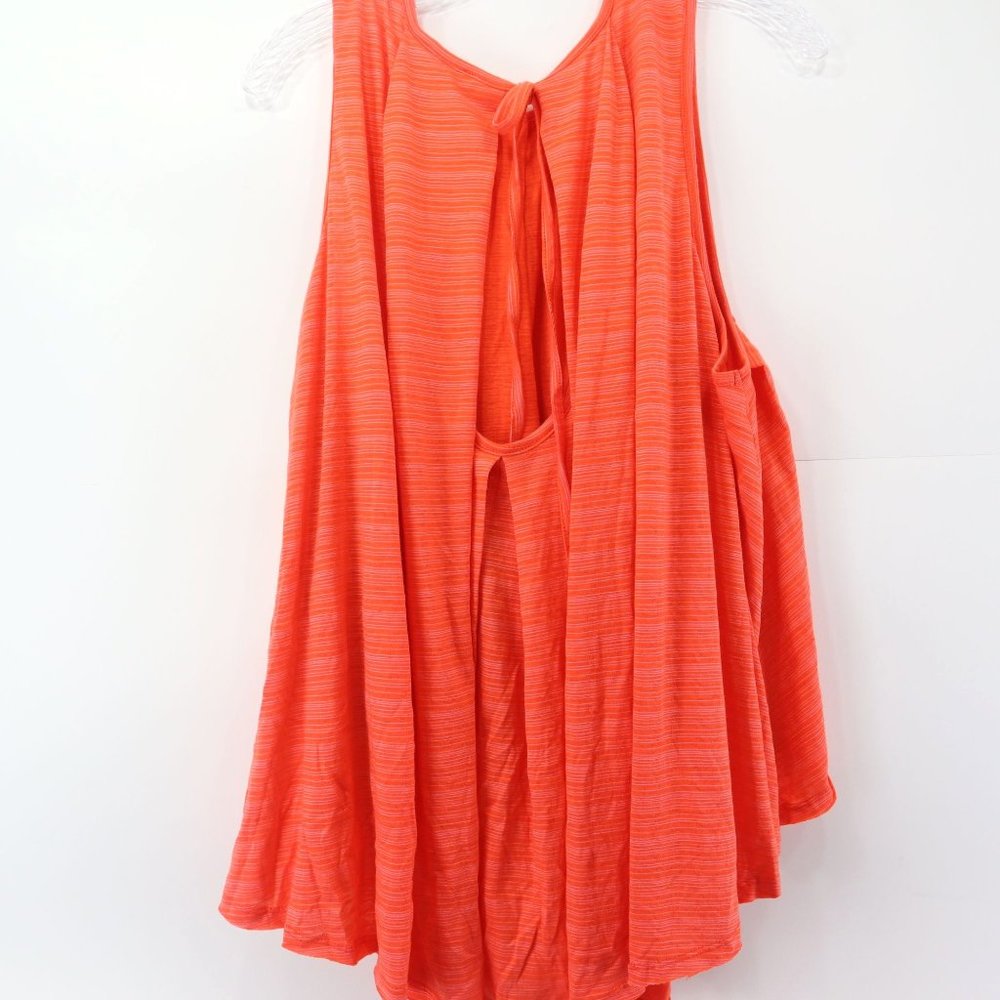 NWT Free People Womens Turn It Up Tank Orange Size LG - Picture 2 of 16